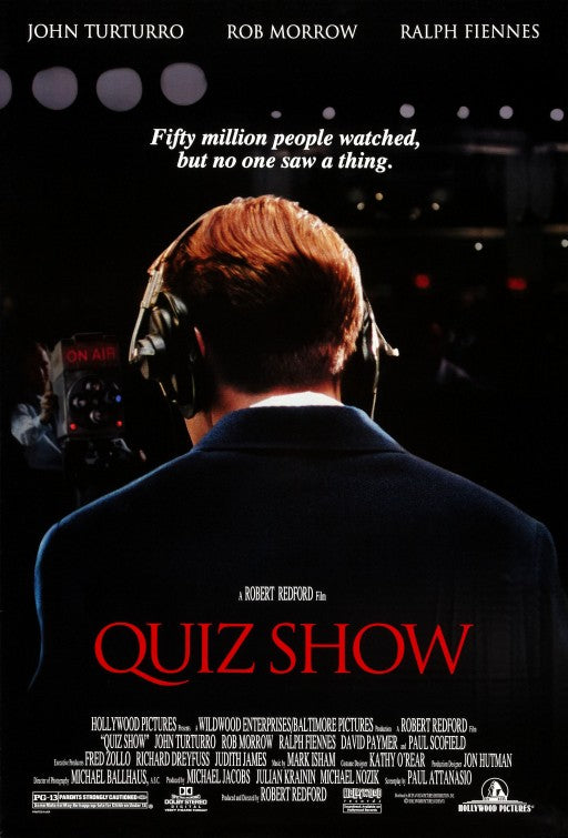 the movie poster: Quiz Show (1994) ver1