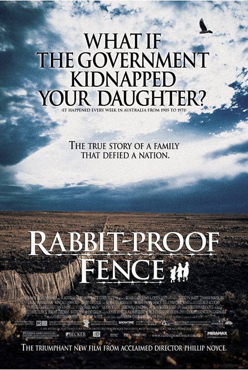 the movie poster: Rabbit Proof Fence (2002) ver2