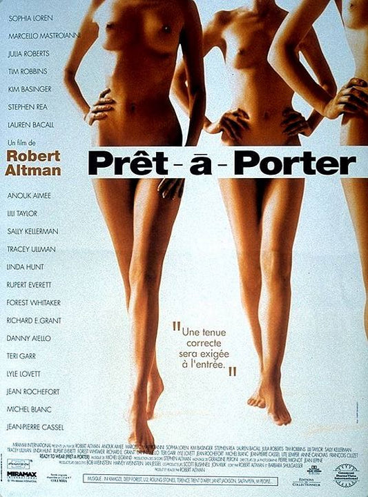 the movie poster: Ready To Wear (Pret- A - Porter) (1994) ver2