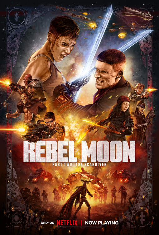 1000 piece jigsaw puzzle for the movie poster: Rebel Moon - Part Two: The Scargiver (2024) ver11