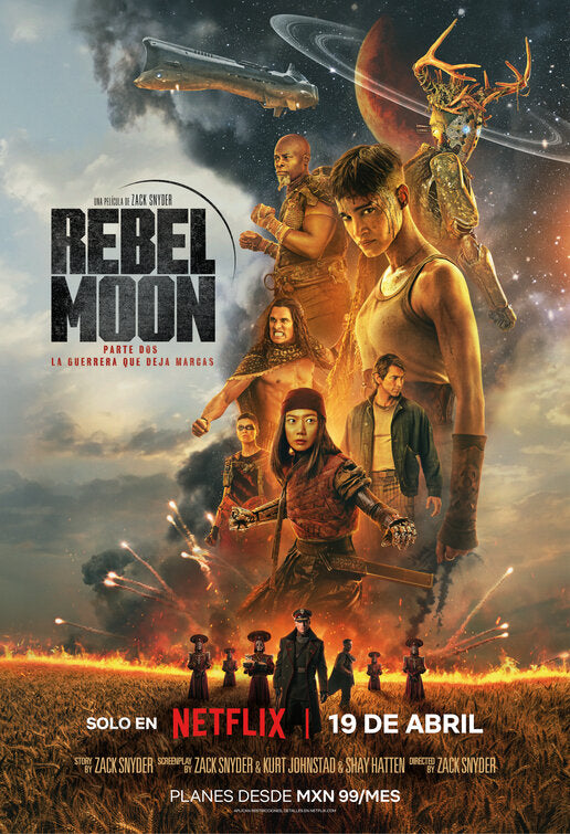 1000 piece jigsaw puzzle for the movie poster: Rebel Moon - Part Two: The Scargiver (2024) ver13