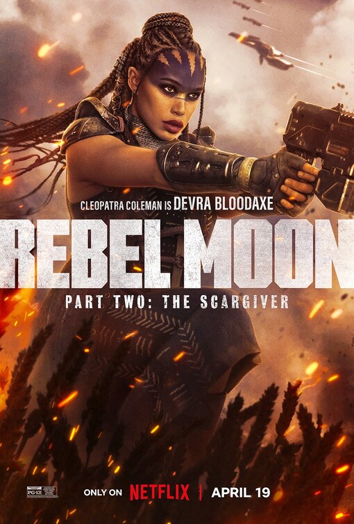 1000 piece jigsaw puzzle for the movie poster: Rebel Moon - Part Two: The Scargiver (2024) ver8