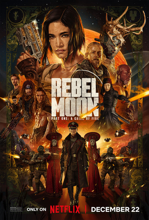 1000 piece jigsaw puzzle for the movie poster: Rebel Moon: Part One - A Child of Fire (2023) ver15