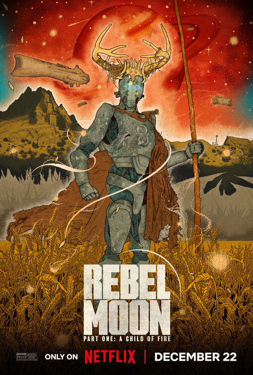 1000 piece jigsaw puzzle for the movie poster: Rebel Moon: Part One - A Child of Fire (2023) ver20