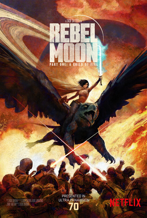 1000 piece jigsaw puzzle for the movie poster: Rebel Moon: Part One - A Child of Fire (2023) ver22