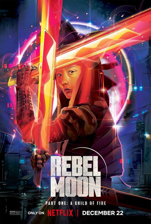 1000 piece jigsaw puzzle for the movie poster: Rebel Moon: Part One - A Child of Fire (2023) ver23