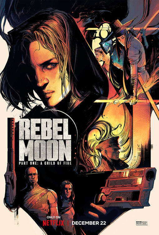 1000 piece jigsaw puzzle for the movie poster: Rebel Moon: Part One - A Child of Fire (2023) ver24