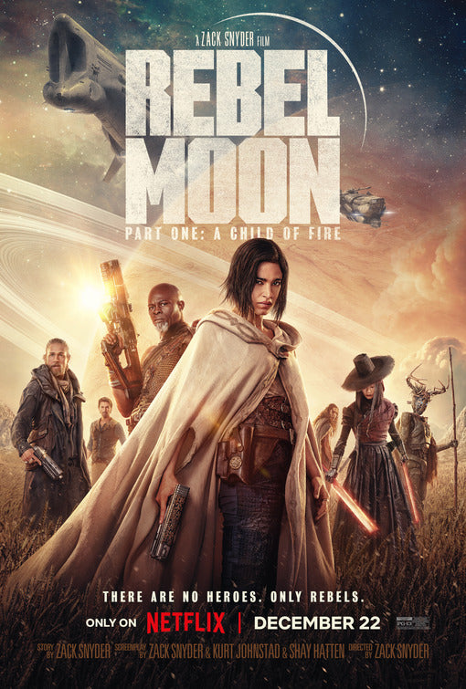 1000 piece jigsaw puzzle for the movie poster: Rebel Moon: Part One - A Child of Fire (2023) ver3