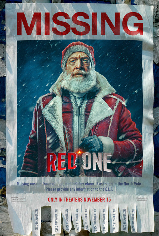 1000 piece jigsaw puzzle for the movie poster: Red One (2024)