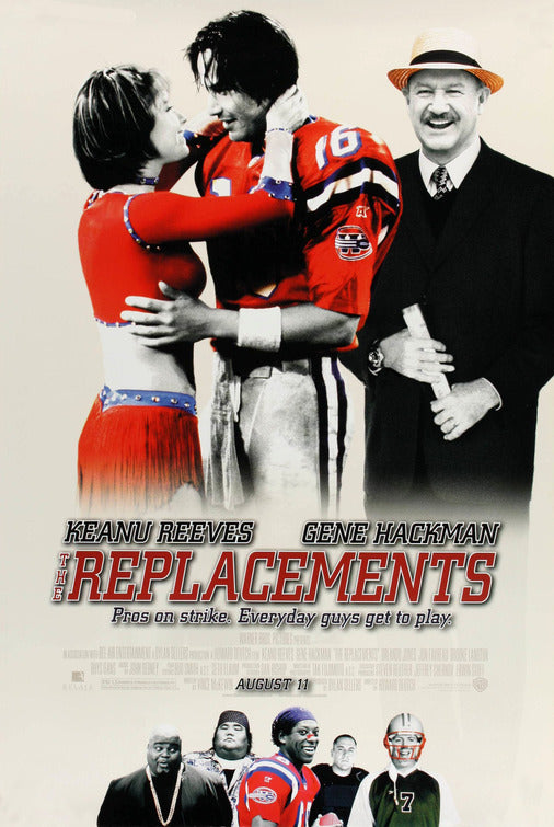 the movie poster: The Replacements (2000) ver1