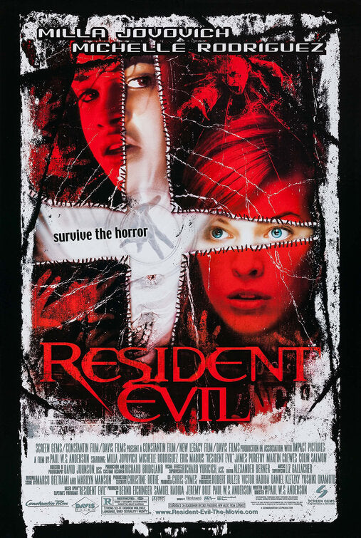 the movie poster: Resident Evil (2002)