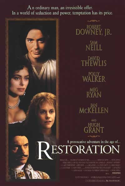 the movie poster: Restoration (1995)