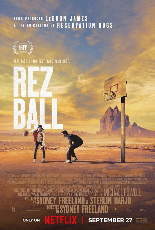 1000 piece jigsaw puzzle for the movie poster: Rez Ball (2024)