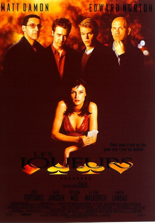 the movie poster: Rounders (1998) ver2