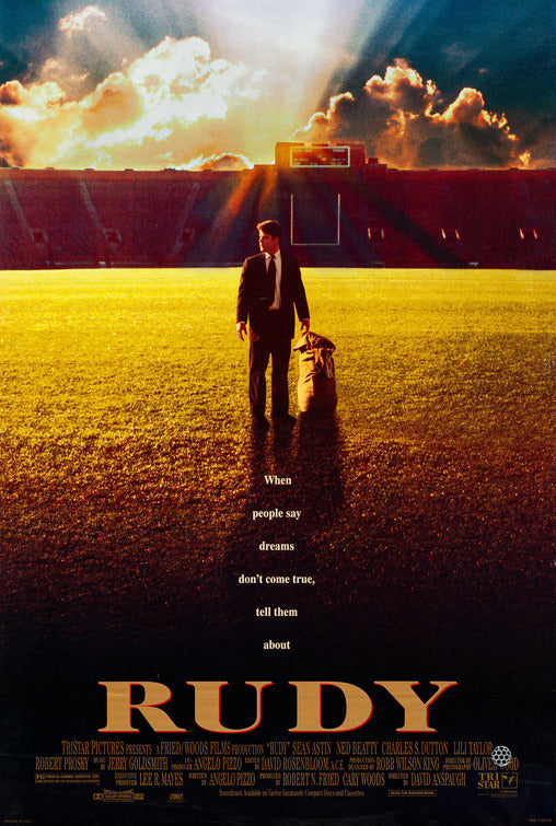 the movie poster: Rudy (1993)