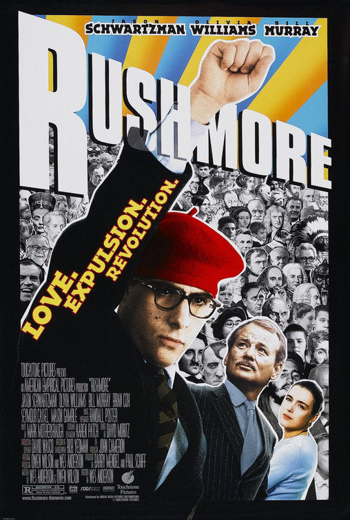 the movie poster: Rushmore (1998) ver1