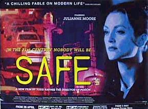 the movie poster: Safe (1995) ver2