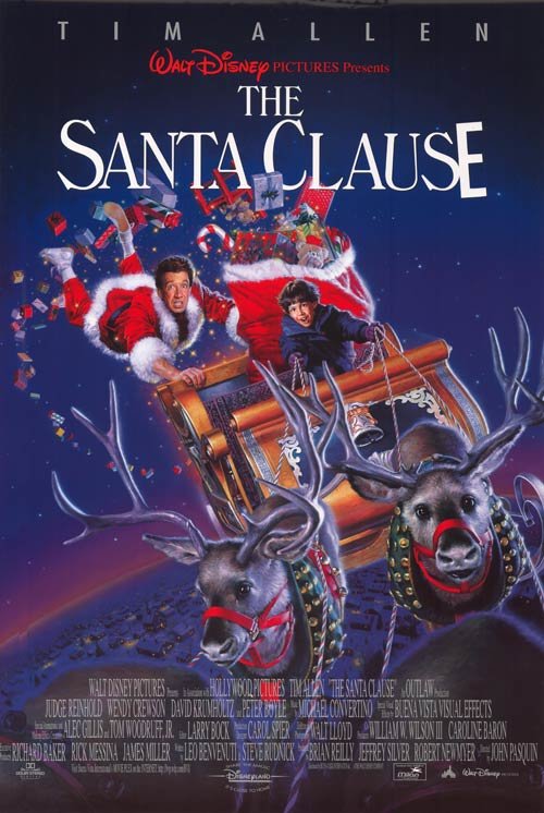 the movie poster: The Santa Clause (1994)