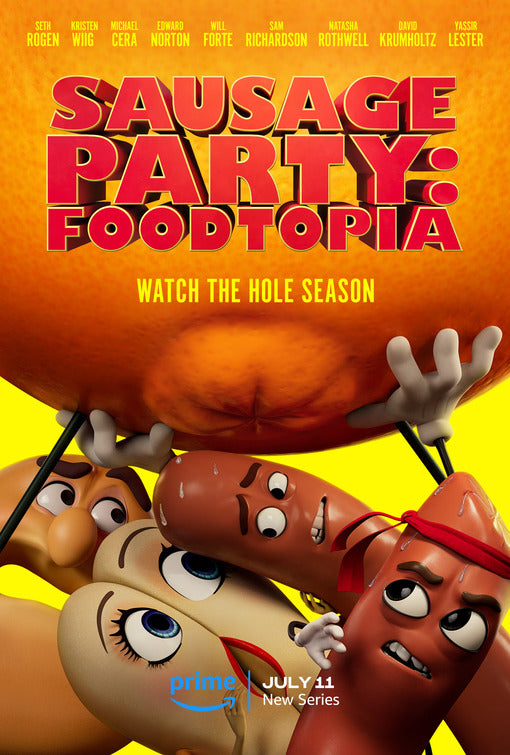 1000 piece jigsaw puzzle for tv poster: Sausage Party: Foodtopia