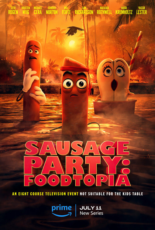 1000 piece jigsaw puzzle for tv poster: Sausage Party: Foodtopia, ver2