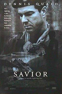 the movie poster: Savior (1998)