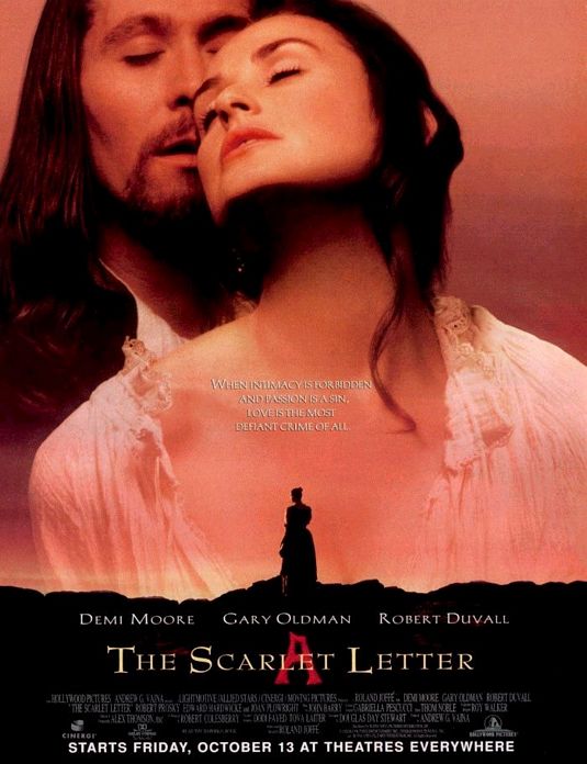 the movie poster: The Scarlet Letter (1995)