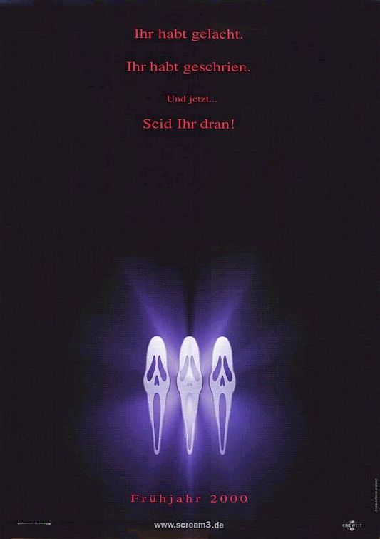 the movie poster: Scream 3 (2000) ver3