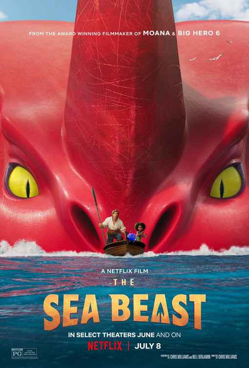 1000 piece jigsaw puzzle for the movie poster: The Sea Beast (2022)