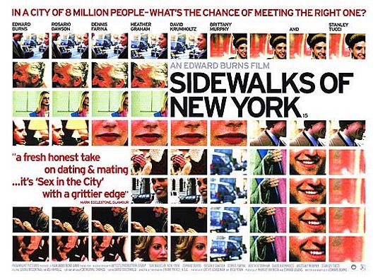 the movie poster: Sidewalks of New York (2001) ver2