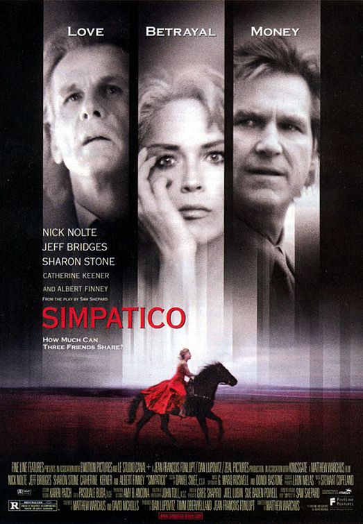 the movie poster: Simpatico (1999)