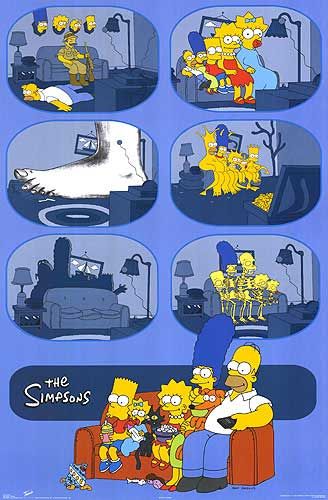 1000 piece jigsaw puzzle for tv poster: The Simpsons, ver3