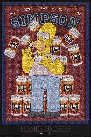 1000 piece jigsaw puzzle for tv poster: The Simpsons, ver6