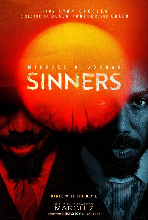 1000 piece jigsaw puzzle for the movie poster: Sinners (2025)