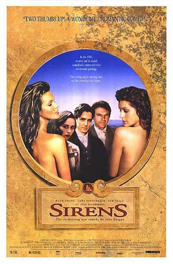 the movie poster: Sirens (1994)