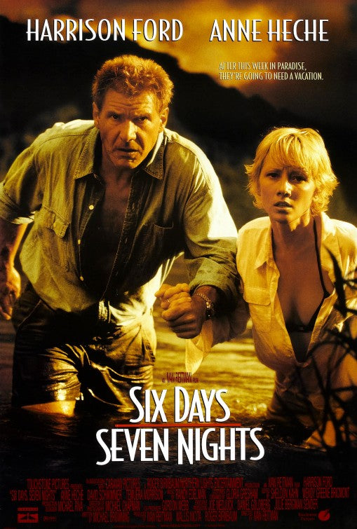 the movie poster: Six Days, Seven Nights (1998)