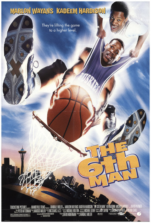 the movie poster: The Sixth Man (1997)