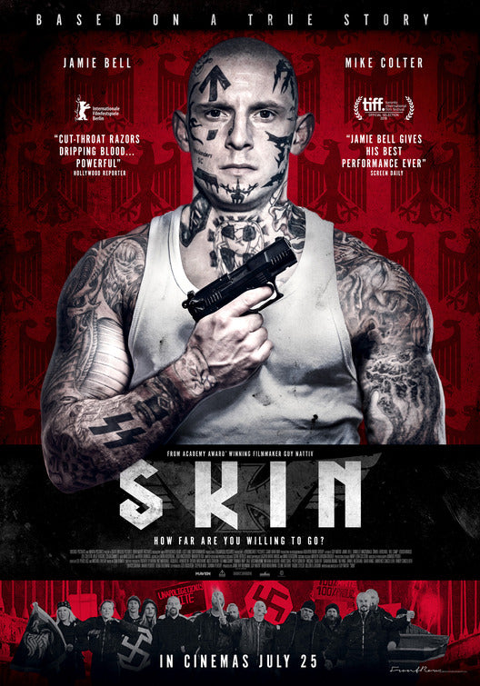 1000 piece jigsaw puzzle for the movie poster: Skin (2019) ver2