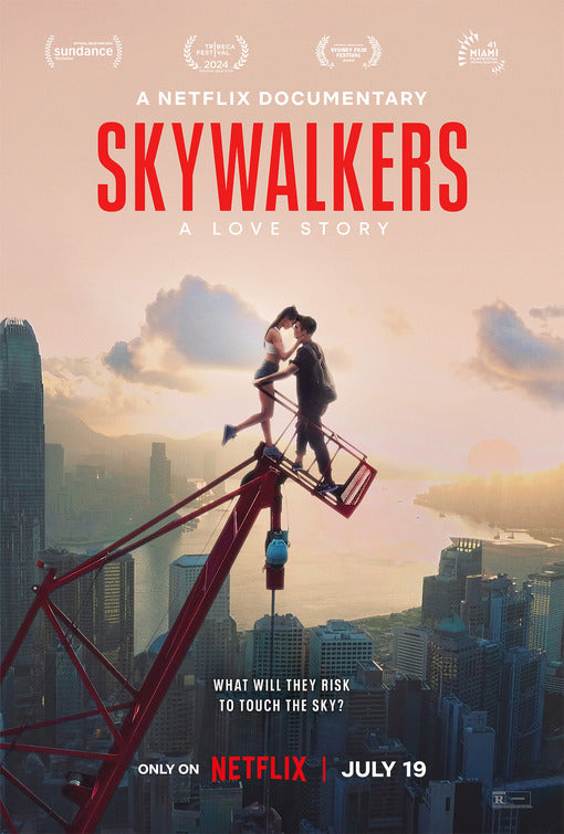 1000 piece jigsaw puzzle for the movie poster: Skywalkers: A Love Story (2024)