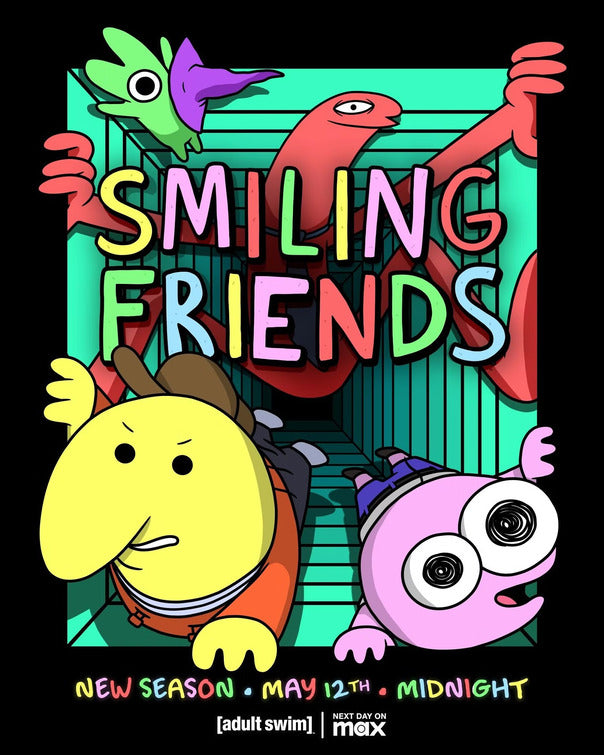 1000 piece jigsaw puzzle for tv poster: Smiling Friends