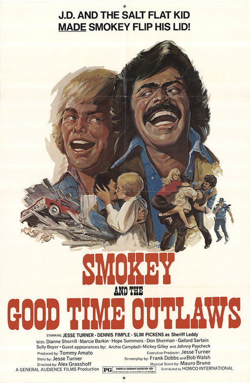 1000 piece jigsaw puzzle for the movie poster: Smokey and the Good Time Outlaws (1978)