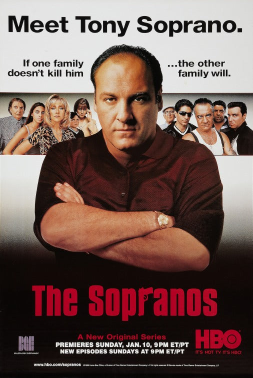 1000 piece jigsaw puzzle for tv poster: The Sopranos, ver1