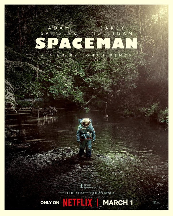 1000 piece jigsaw puzzle for the movie poster: Spaceman (2024)