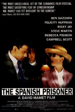 the movie poster: The Spanish Prisoner (1998)