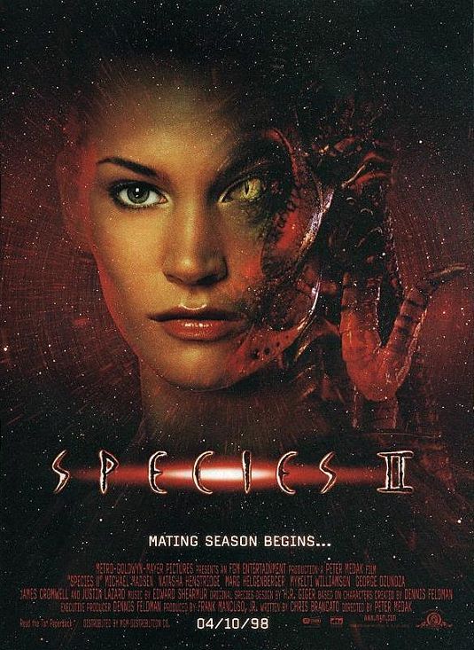 the movie poster: Species II (1998)