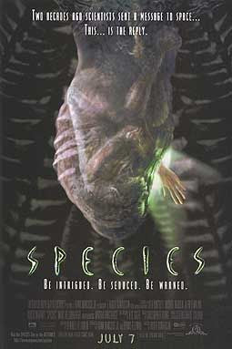 the movie poster: Species (1995) ver2