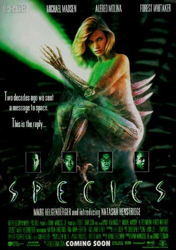 the movie poster: Species (1995) ver3