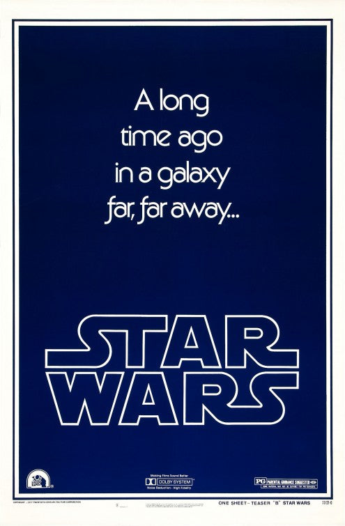 the movie poster: Star Wars (1977)