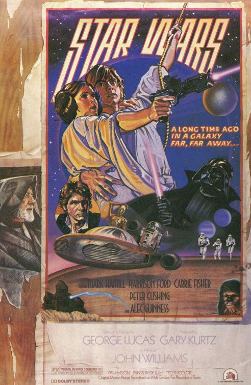 the movie poster: Star Wars (1977) ver5