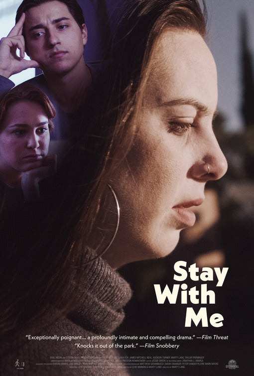 1000 piece jigsaw puzzle for the movie poster: Stay with Me (2022)