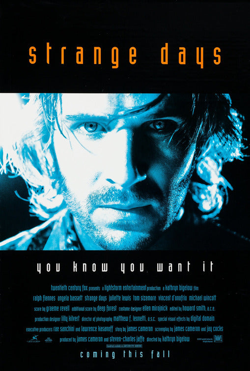 the movie poster: Strange Days (1995) ver2